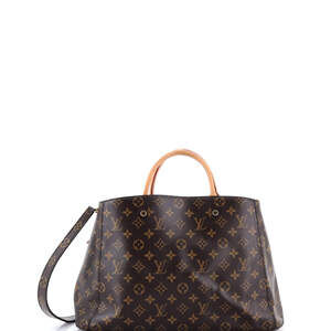 Louis Vuitton Montaigne Handbag Canvas #256499L23B